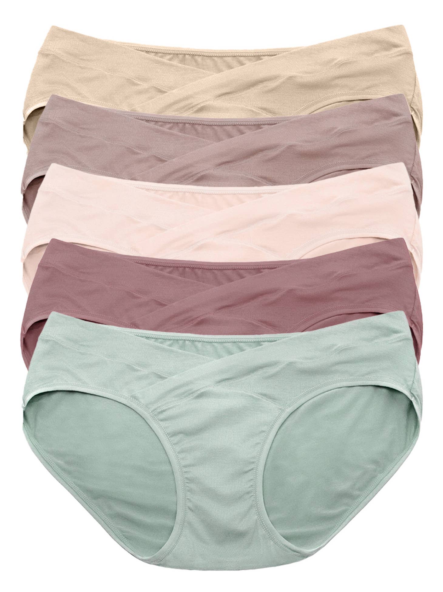 Under-the-Bump Maternity Bikini Underwear - Pastels