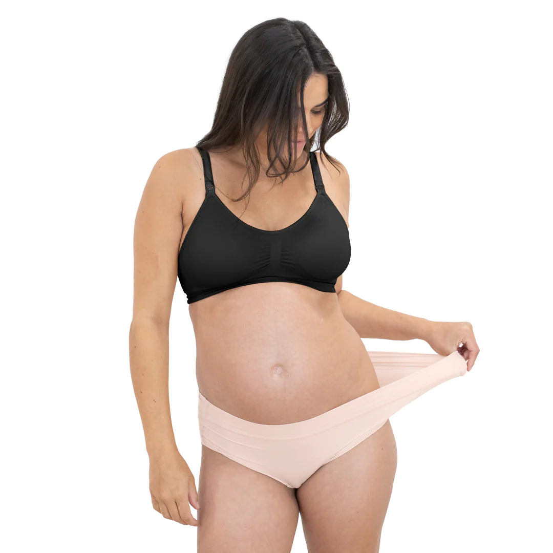 Jockey Women's Underwear Maternity Over the Belly Brief, Light, 1X