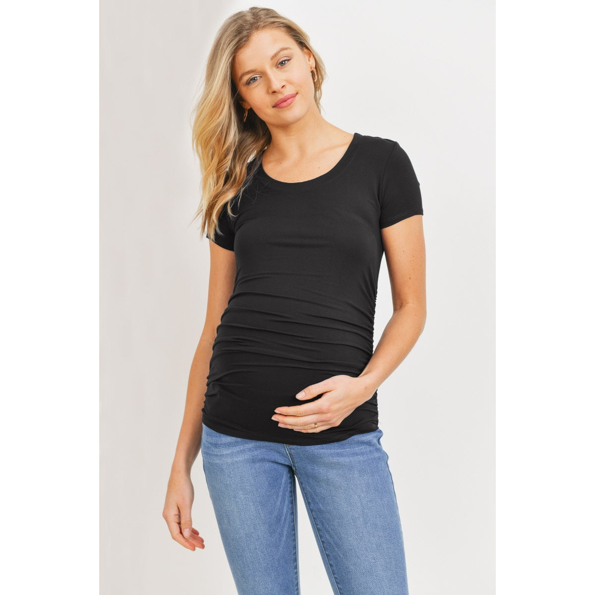 Lisa Maternity Top - Black